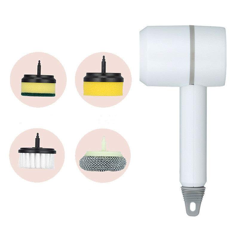 Electric Cleaning Brush Dishwashing Brush Automatic Wireless USB Rechargeable Professional Kitchen Bathtub Tile Cleaning Brushes Unbranded