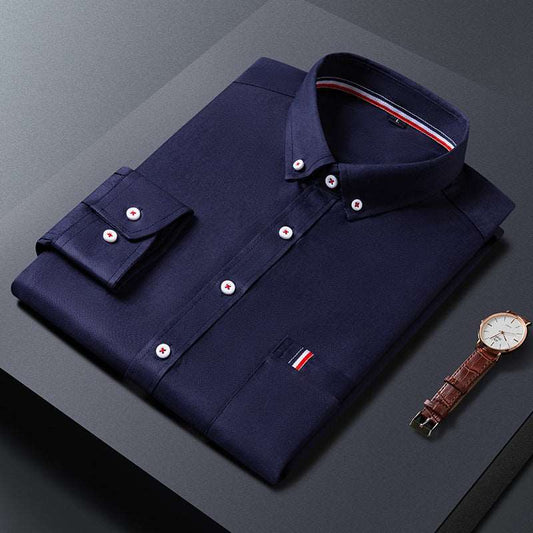 Mens Casual Shirt Fashion Business Dress Shirts Men Clothes Kaps B International