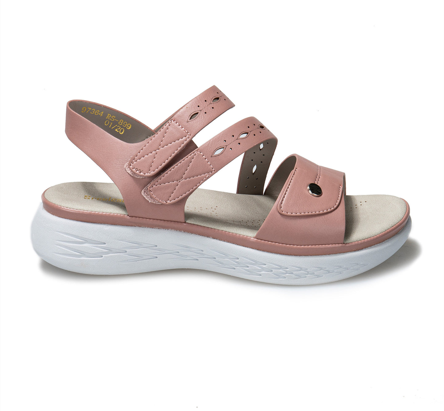 Women's flat wedge heel flip-flops – main product photo