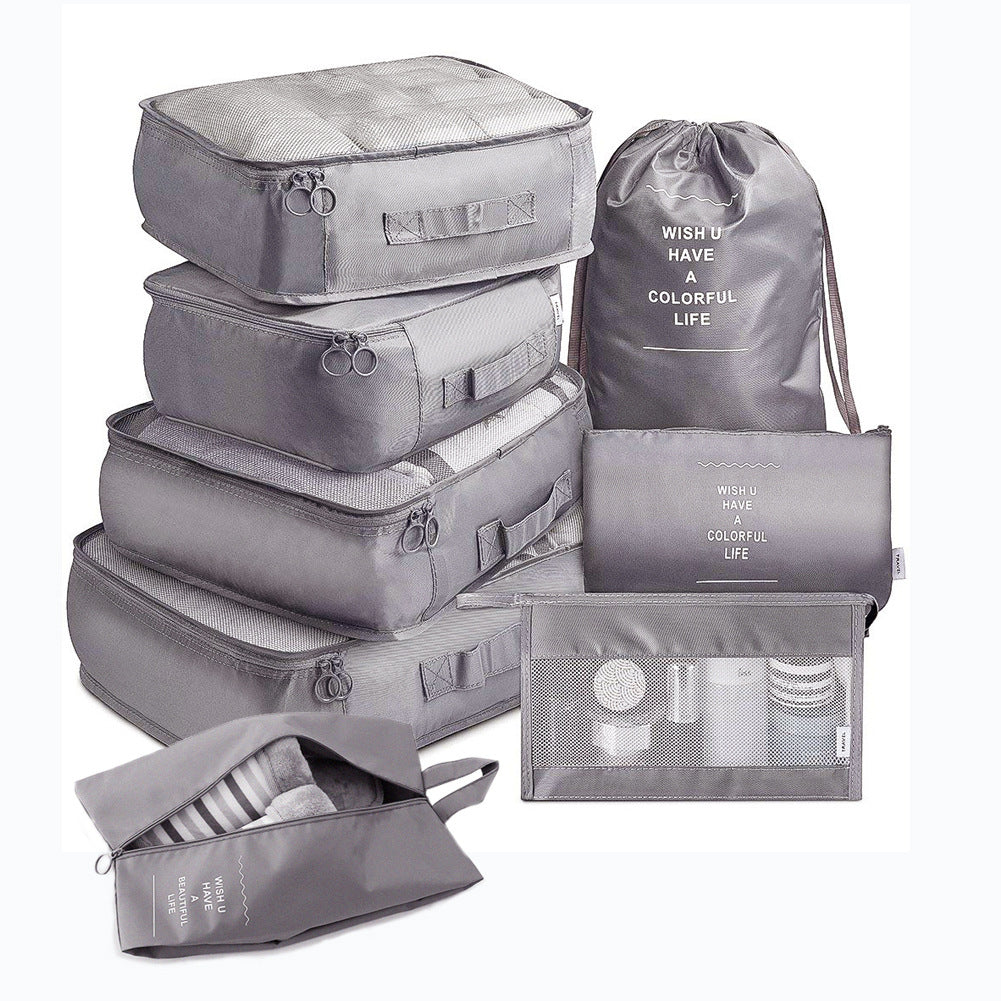 8-piece packing cube set for travel luggage – product view 11 of 15