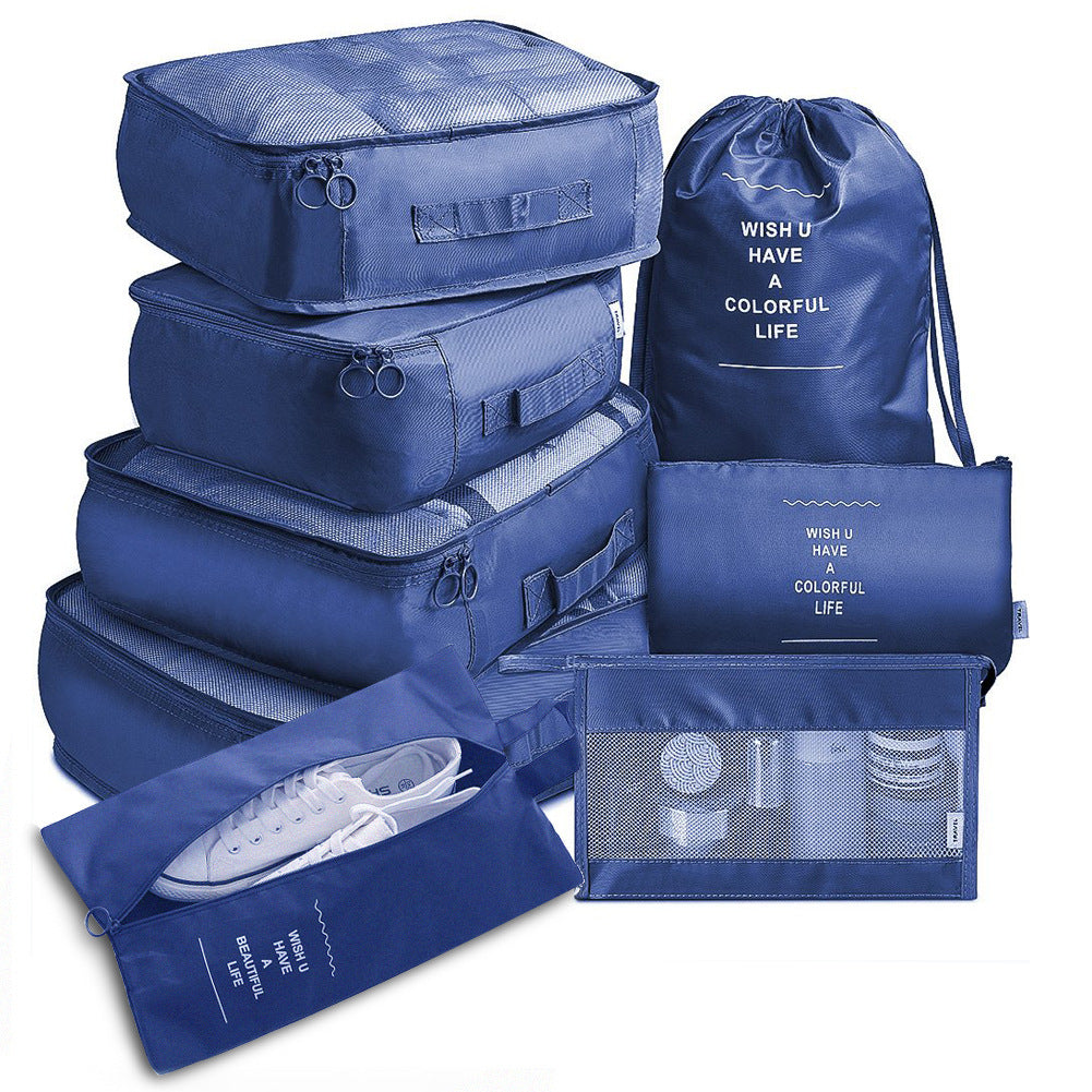 8-piece packing cube set for travel luggage – product view 15 of 15