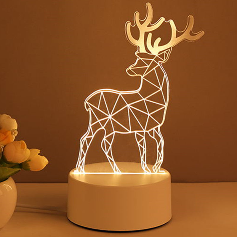 3D Lamp Acrylic USB LED Night Lights