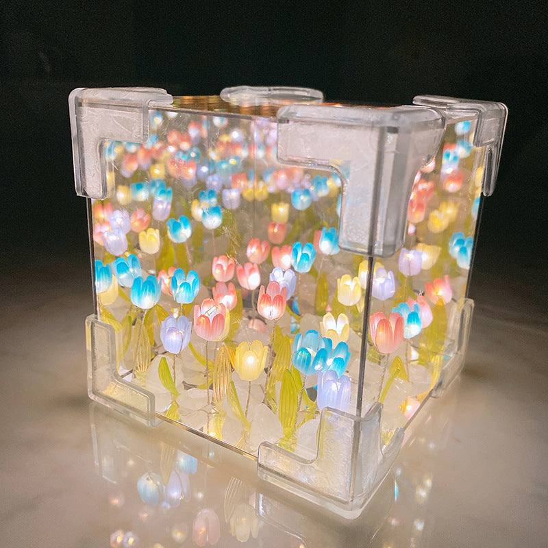DIY tulip mirror night light kit – product photo, view 8