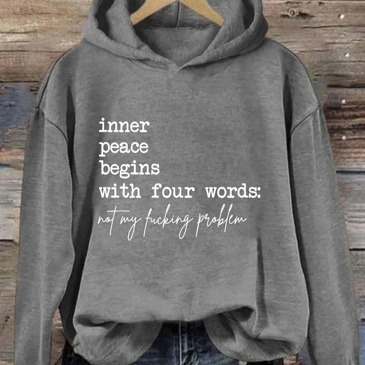 Inner Peace Begins With Four Words Unbranded