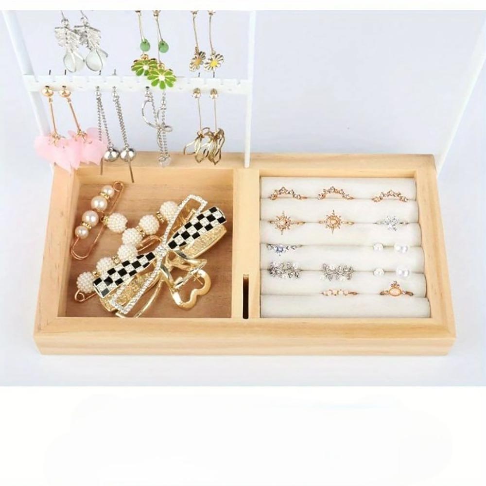 Desktop Jewelry Organizer Jewelry Stand With Ring And Bracelet Holder_12