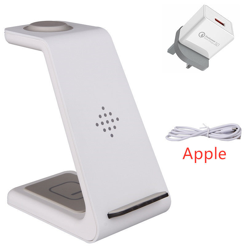 3 In 1 Fast Charging Station Wireless Charger Stand Wireless Quick Charge Dock For Phone Holder Unbranded