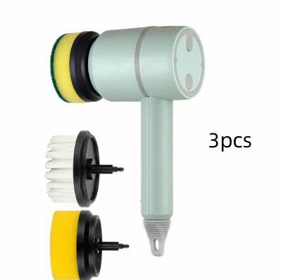Electric Cleaning Brush Dishwashing Brush Automatic Wireless USB Rechargeable Professional Kitchen Bathtub Tile Cleaning Brushes Unbranded