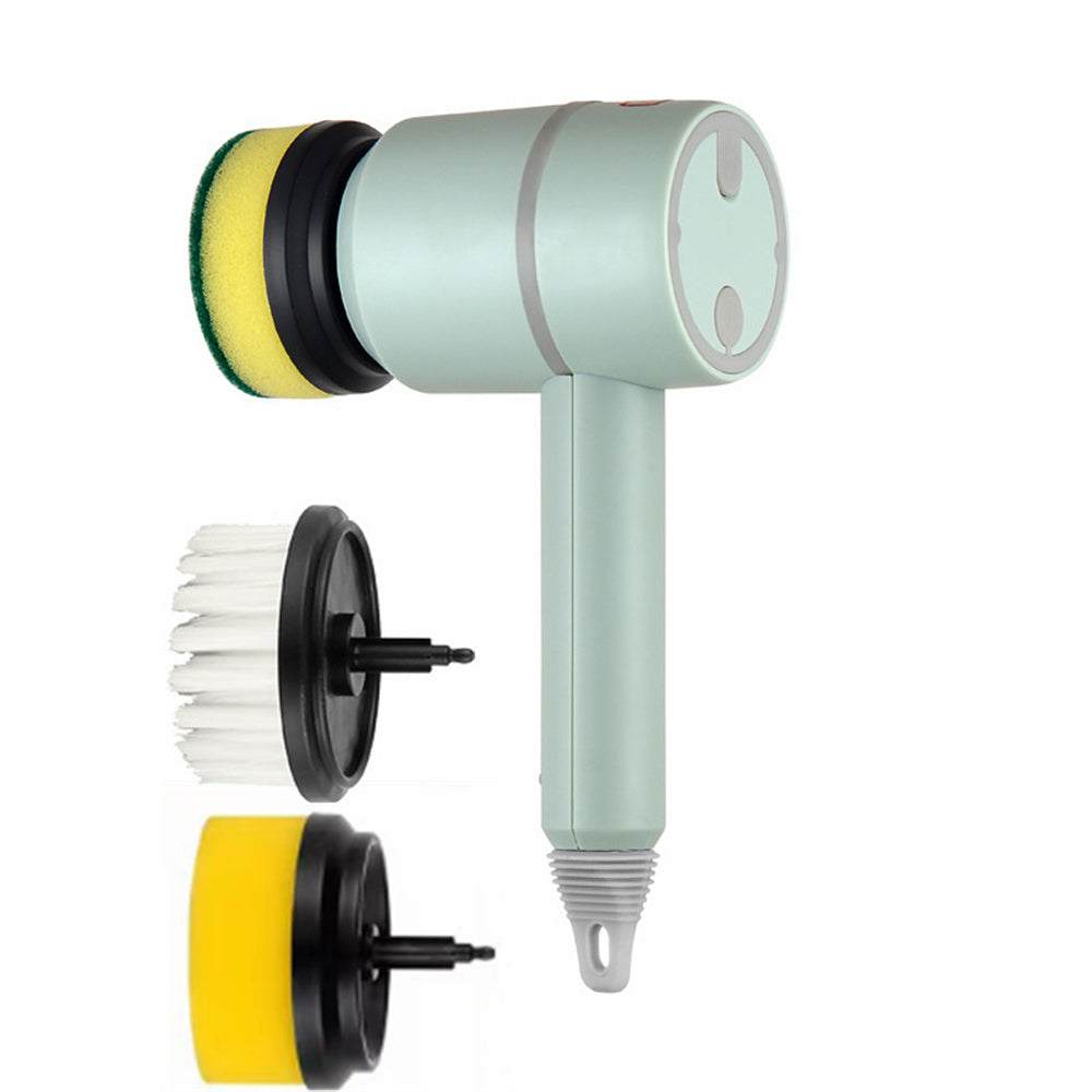 Electric Cleaning Brush Dishwashing Brush Automatic Wireless USB Rechargeable Professional Kitchen Bathtub Tile Cleaning Brushes Unbranded