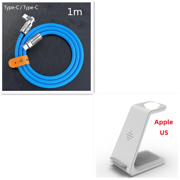 3 In 1 Fast Charging Station Wireless Charger Stand Wireless Quick Charge Dock For Phone Holder Unbranded