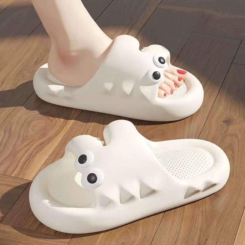 Cute Cartoon Slippers For Women Men Indoor And Outdoor Non-slip Thick Soles Floor Bathroom Slippers Fashion House Shoes Kaps B International