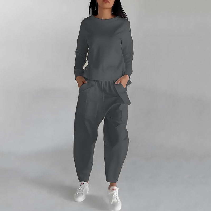 Women's sweatshirt and loose trousers lounge set – product photo, view 3