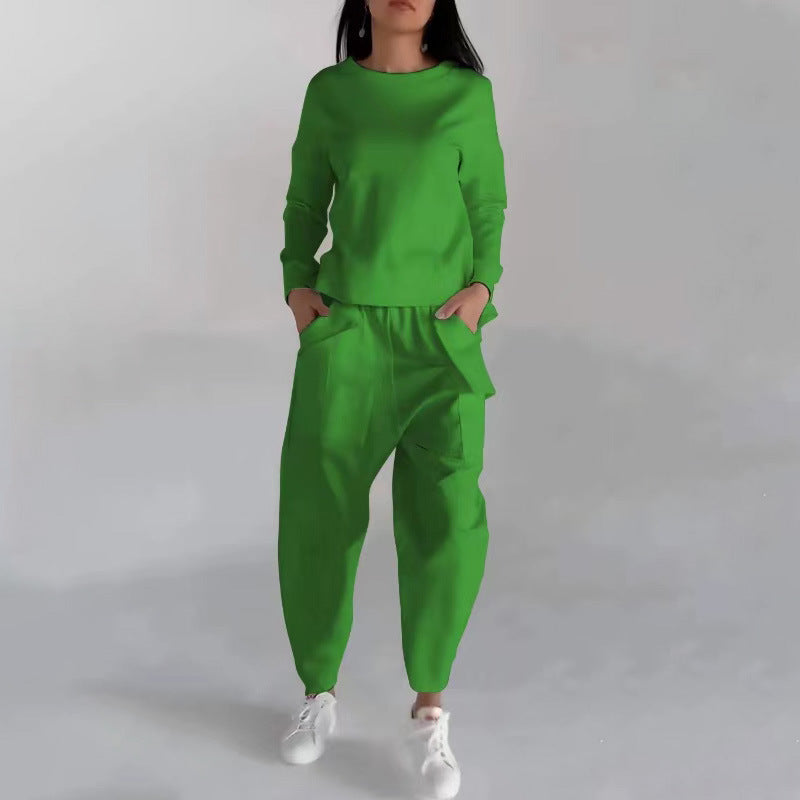 Women's sweatshirt and loose trousers lounge set – product photo, view 4