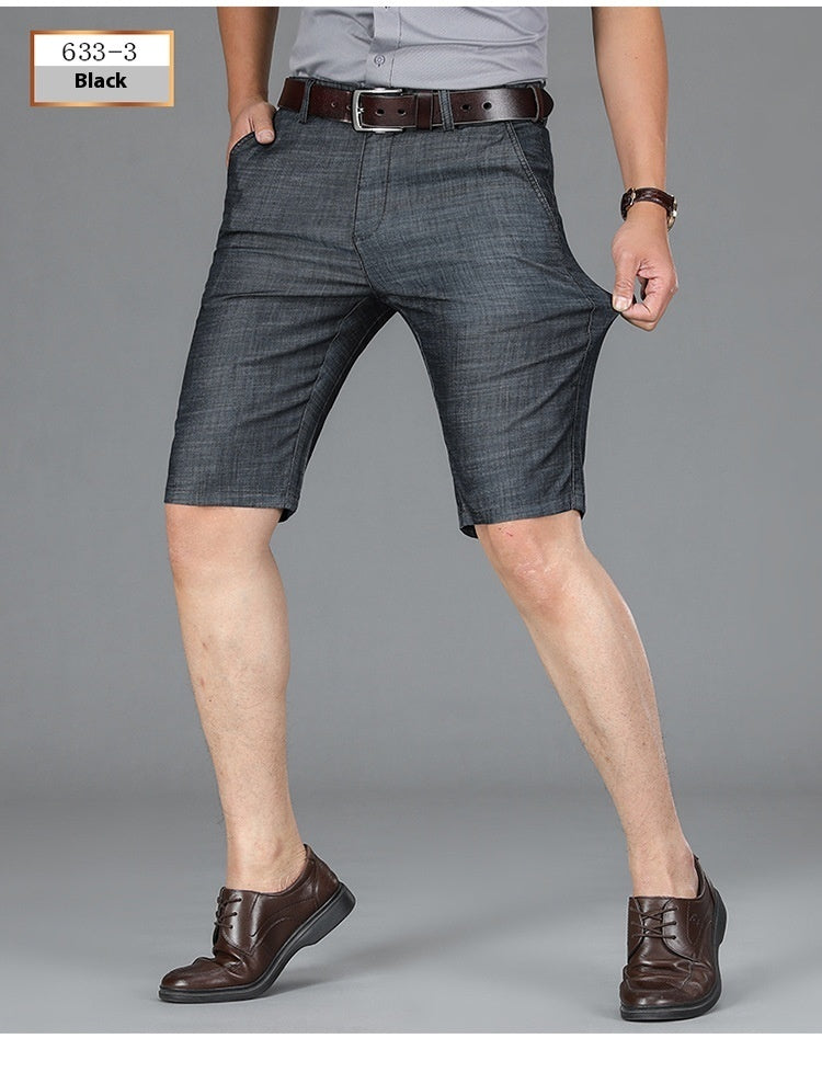 Summer Men's Loose Thin Denim Shorts Kaps B International