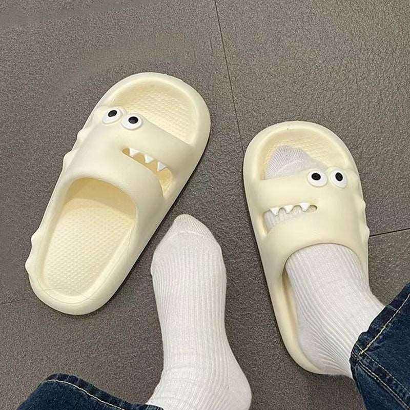 Cute Cartoon Slippers For Women Men Indoor And Outdoor Non-slip Thick Soles Floor Bathroom Slippers Fashion House Shoes Kaps B International