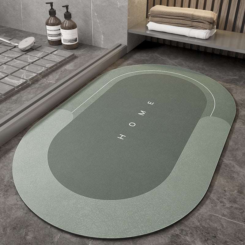 Cushion Cushion Bathroom Sliding Door Floor Bathroom Foot Mat Unbranded