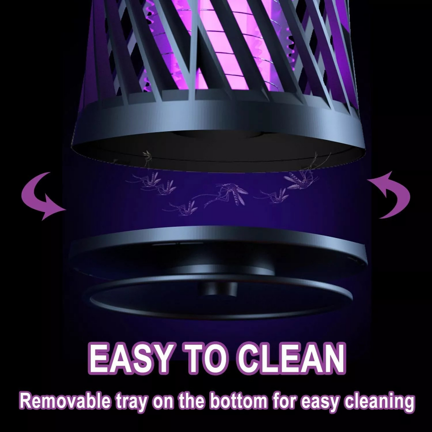 Bug Zapper Mosquito Killer Lamp Insect Catcher Fly Trap LED UV Mozzie Electric Indoor Outdoor
