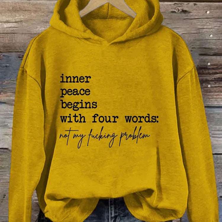 Inner Peace Begins With Four Words Unbranded