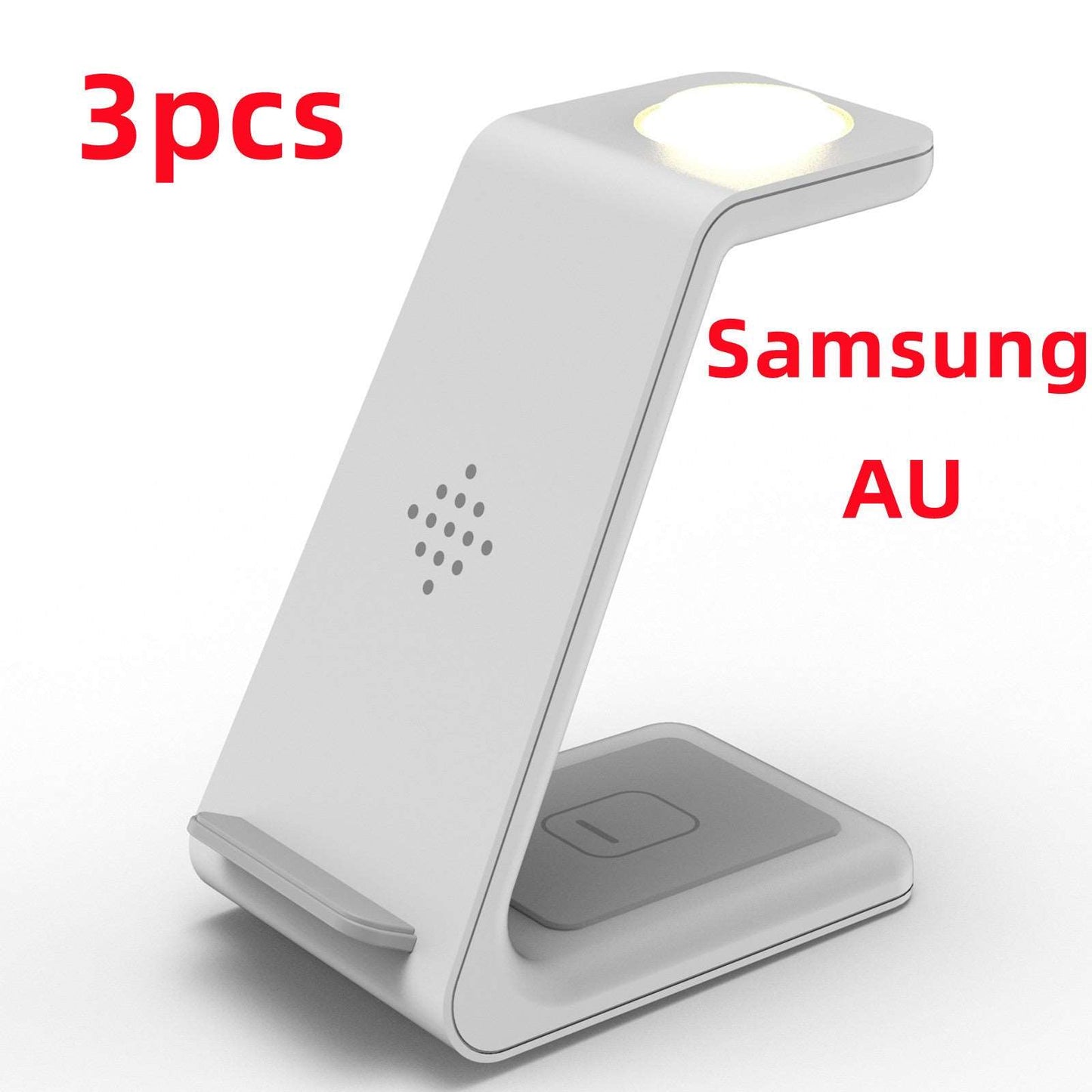 3 In 1 Fast Charging Station Wireless Charger Stand Wireless Quick Charge Dock For Phone Holder Unbranded