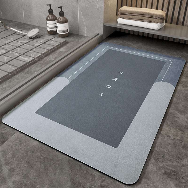 Cushion Cushion Bathroom Sliding Door Floor Bathroom Foot Mat Unbranded