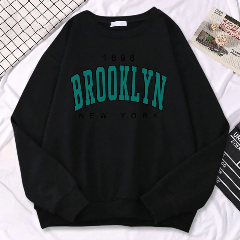 Autumn Kawaii Womens Sweatshirts 1898 Brooklyn Unbranded