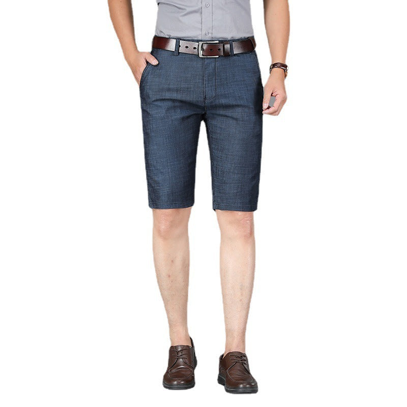 Summer Men's Loose Thin Denim Shorts Kaps B International