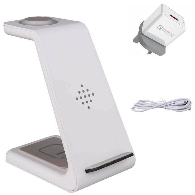 3 In 1 Fast Charging Station Wireless Charger Stand Wireless Quick Charge Dock For Phone Holder Unbranded