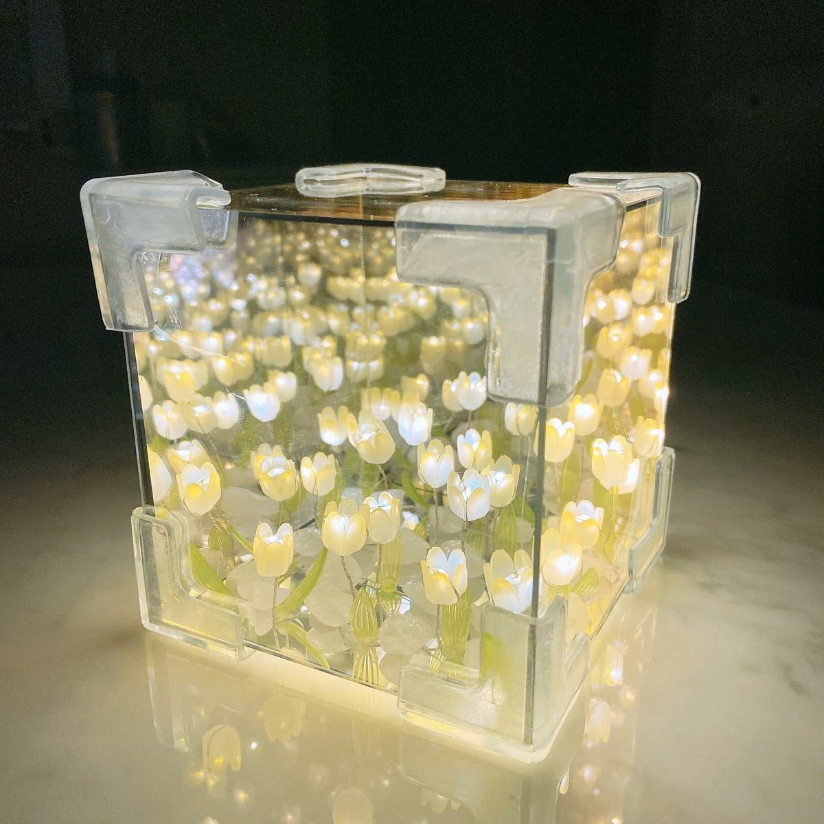 DIY tulip mirror night light kit – product photo, view 7