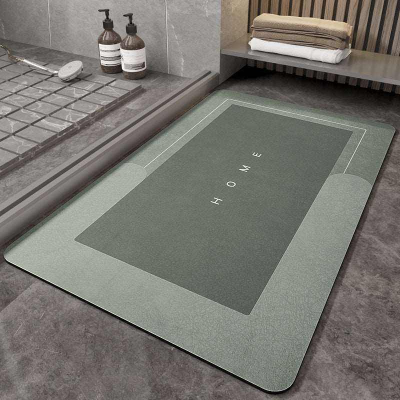 Cushion Cushion Bathroom Sliding Door Floor Bathroom Foot Mat Unbranded