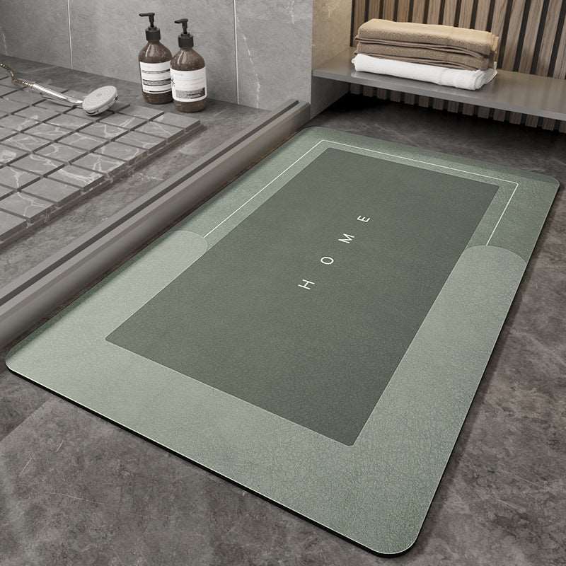 Cushion Cushion Bathroom Sliding Door Floor Bathroom Foot Mat Unbranded
