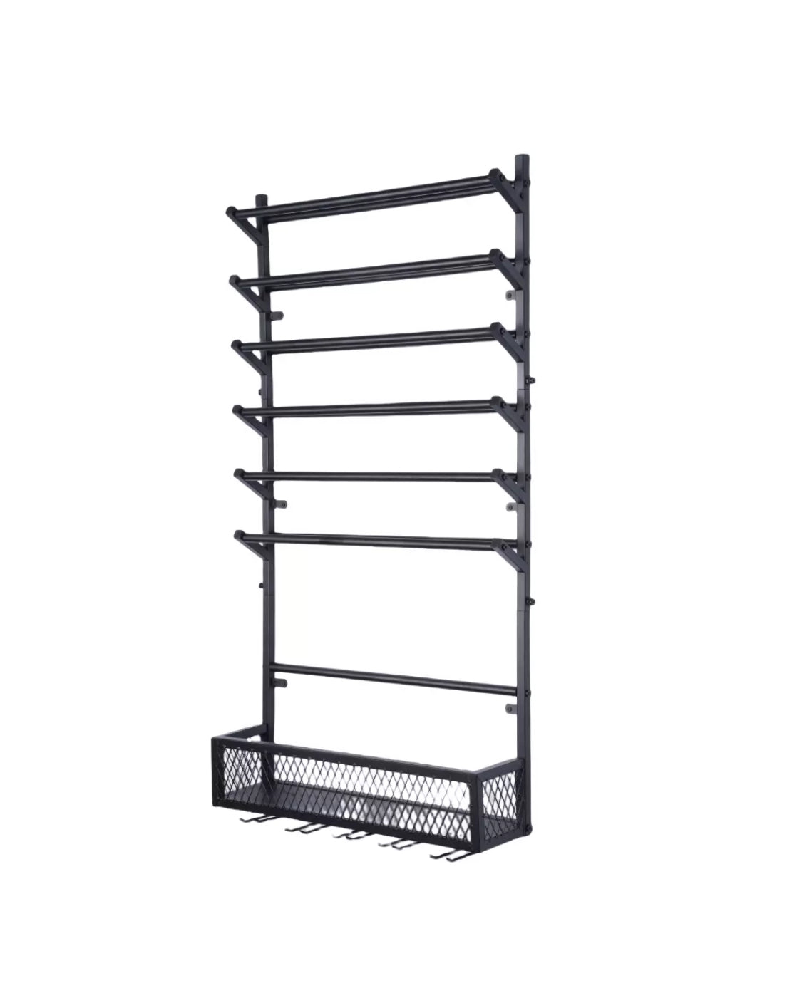 Wall-mounted metal wine rack – product view 9 of 11