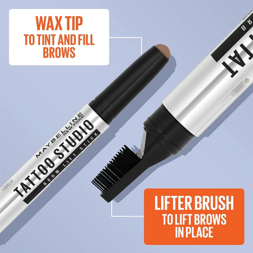 York Tattoo Studio Brow Lift Stick - Soft Brown Pack