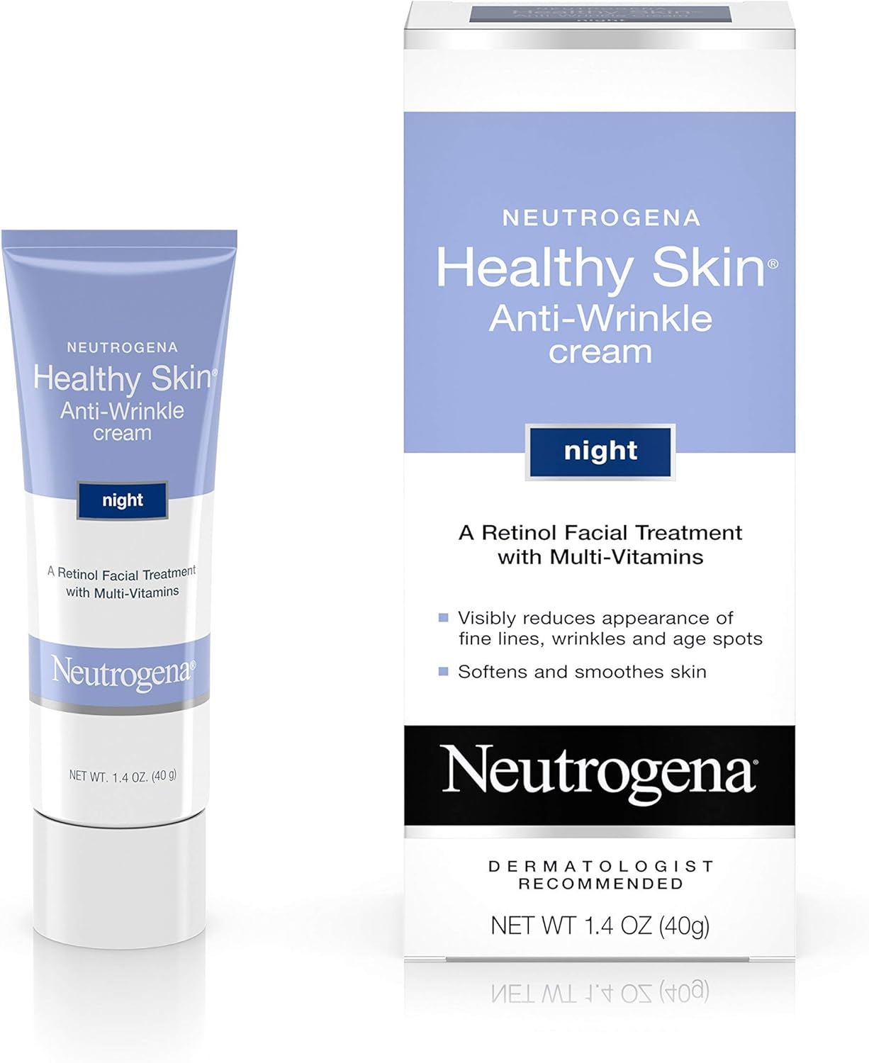 Neutrogena Healthy Skin Anti-Wrinkle Cream Night, 1.4 Oz.