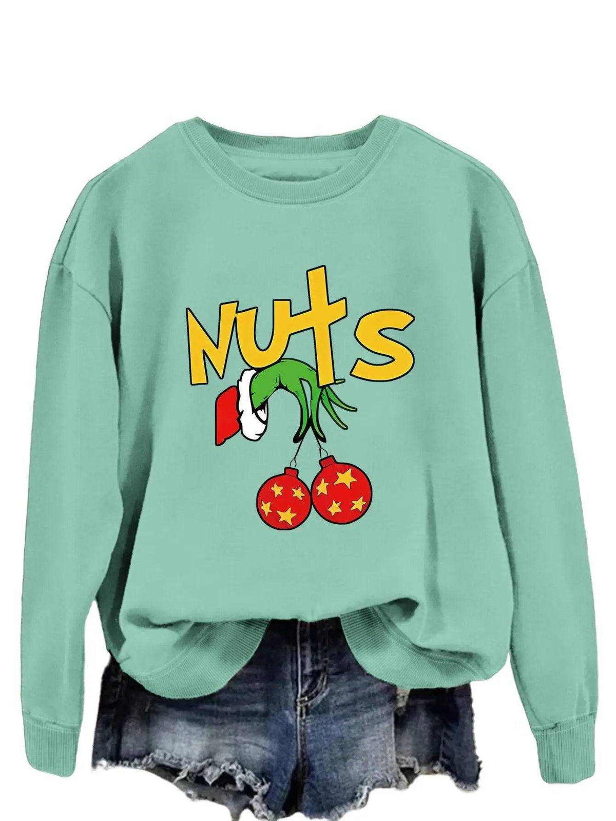Printed long sleeve pullover hoodie in various colors, made of cotton for comfort and durability