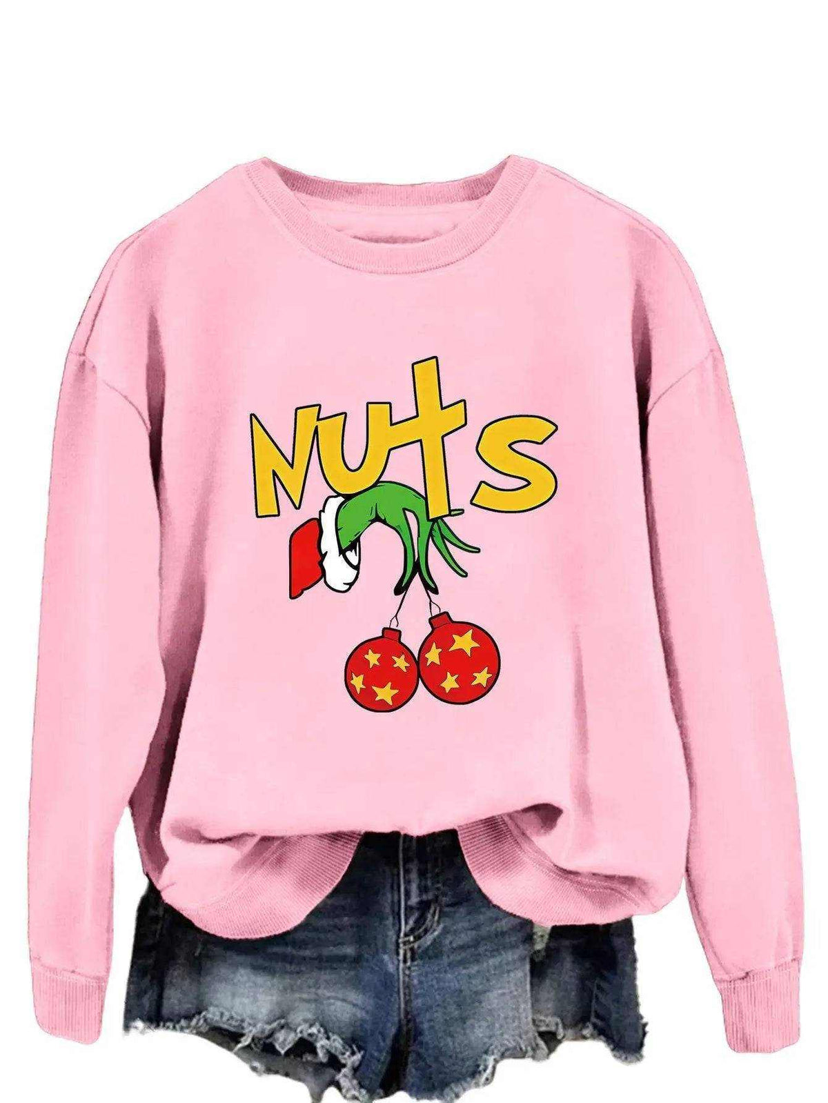 Printed long sleeve pullover hoodie in multiple colors made of cotton for comfort and style