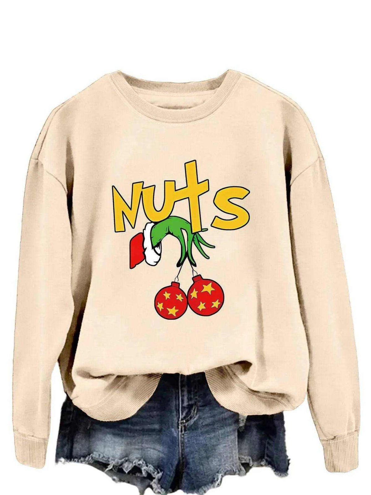 Printed long sleeve pullover hoodie in multiple colors, made of cotton with printed design