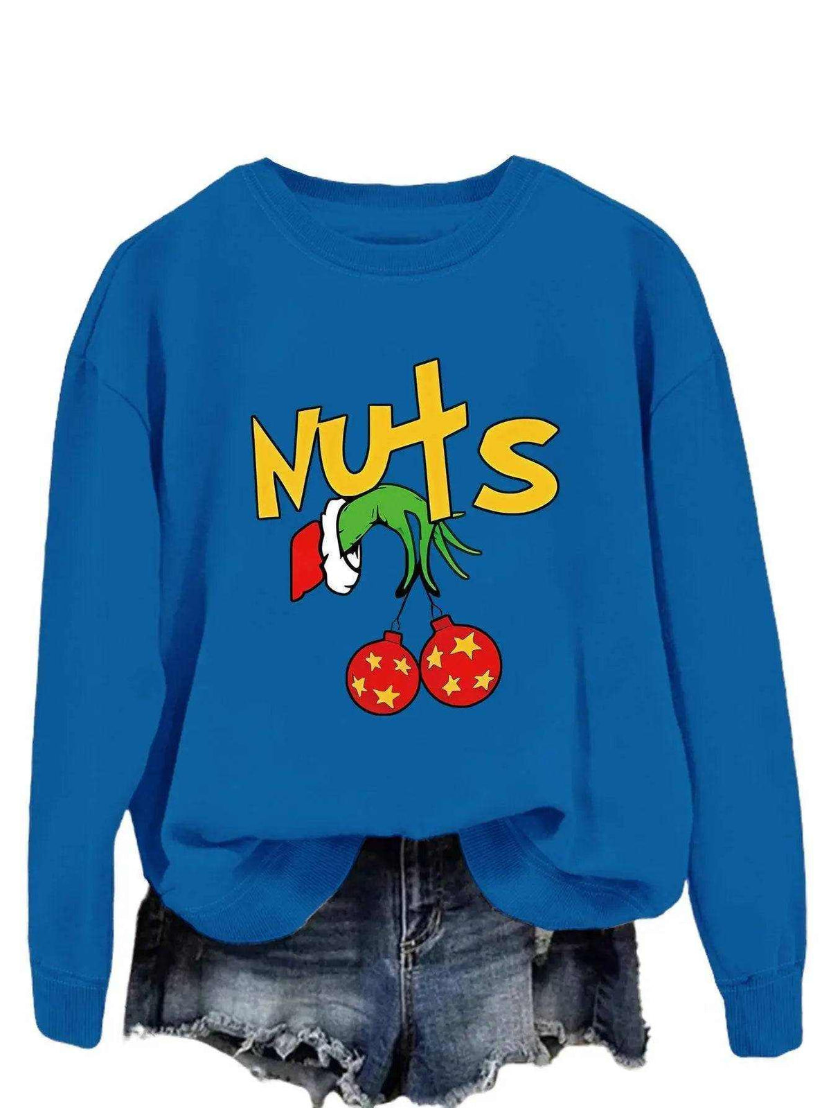 Printed long sleeve pullover hoodie in multiple colors made from high-quality cotton