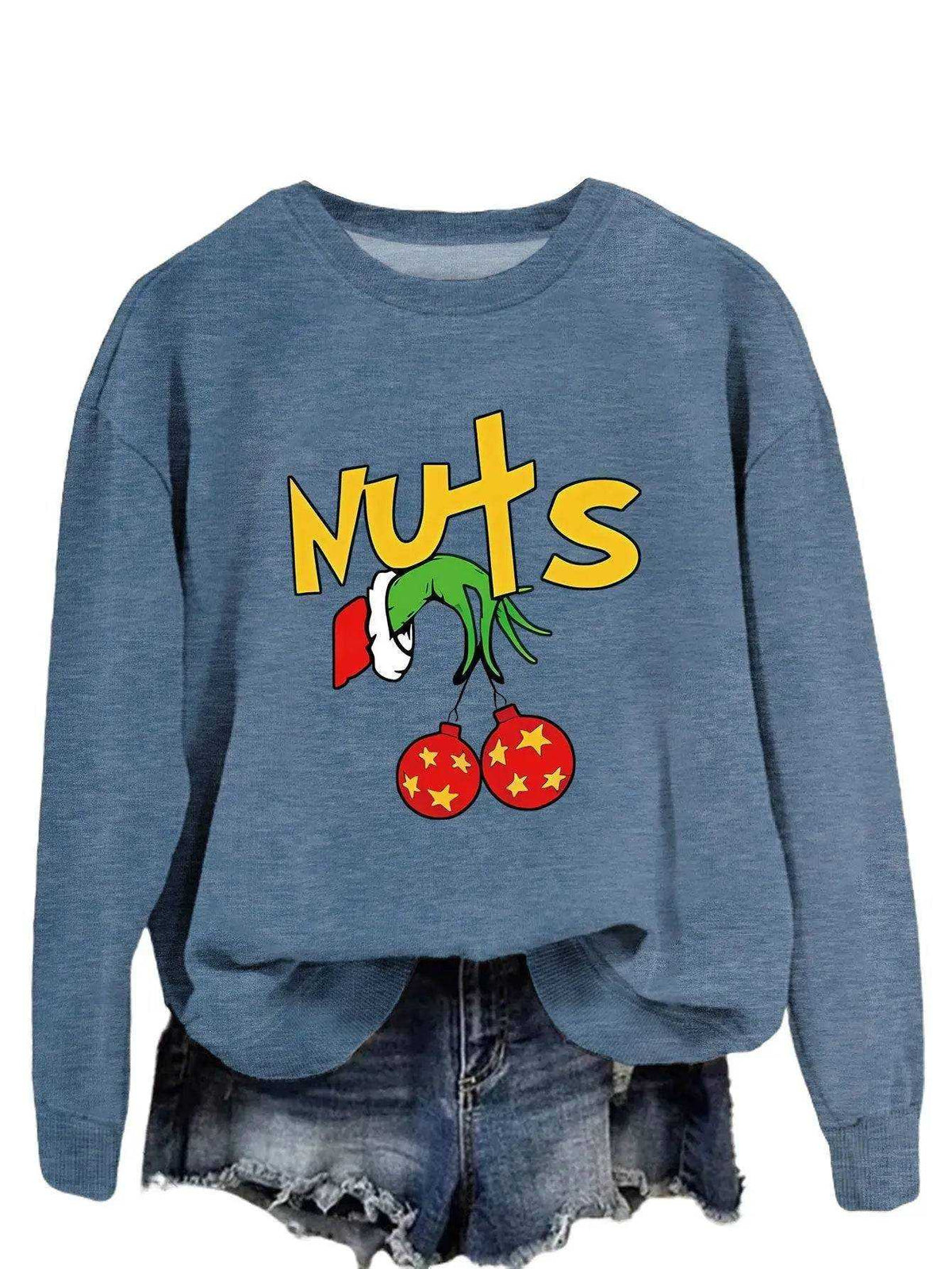 Printed long sleeve pullover hoodie in multiple colors and cotton fabric for comfort and style