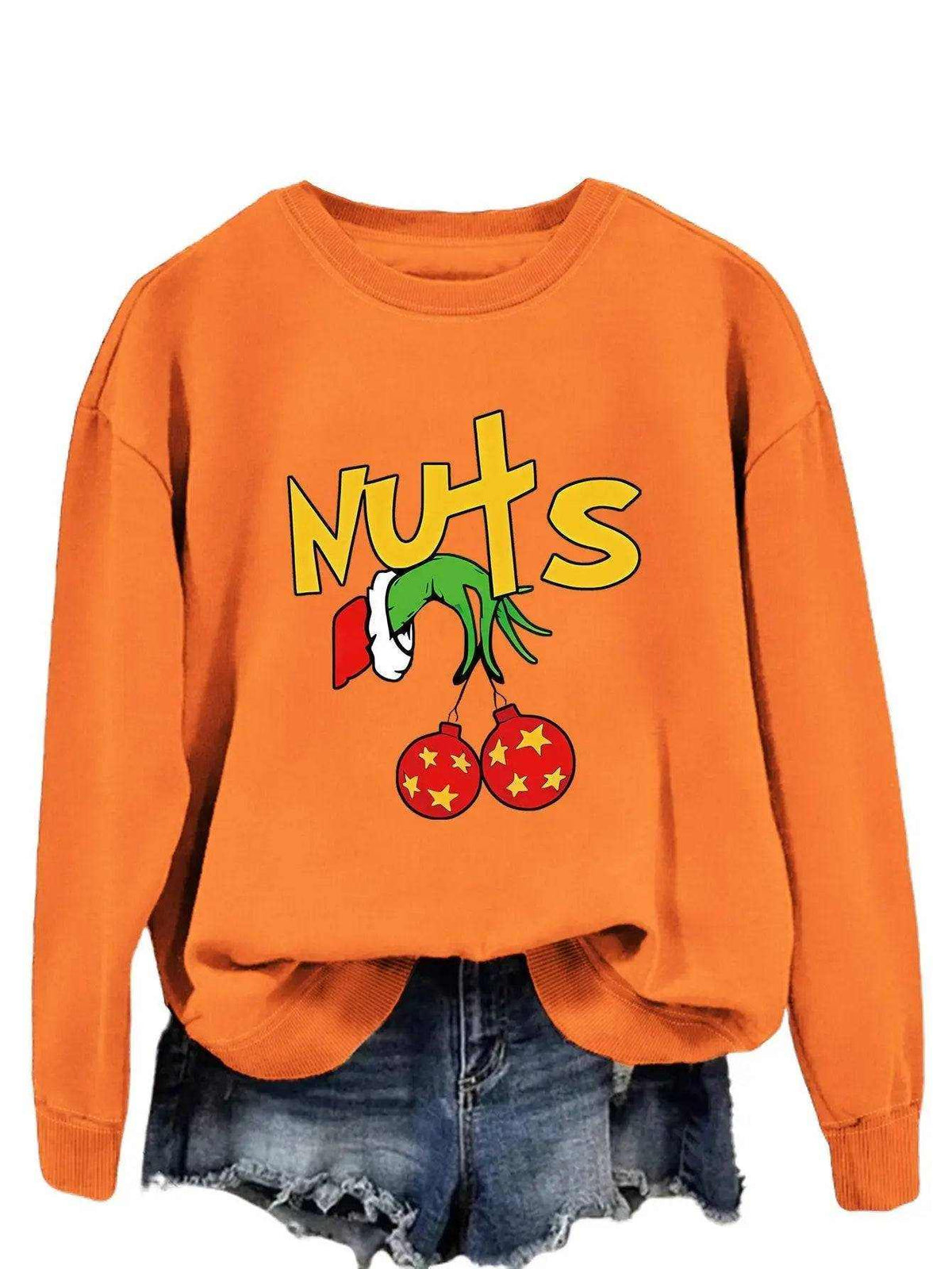 Printed long sleeve pullover hoodie in multiple colors with cotton fabric and stylish printing design
