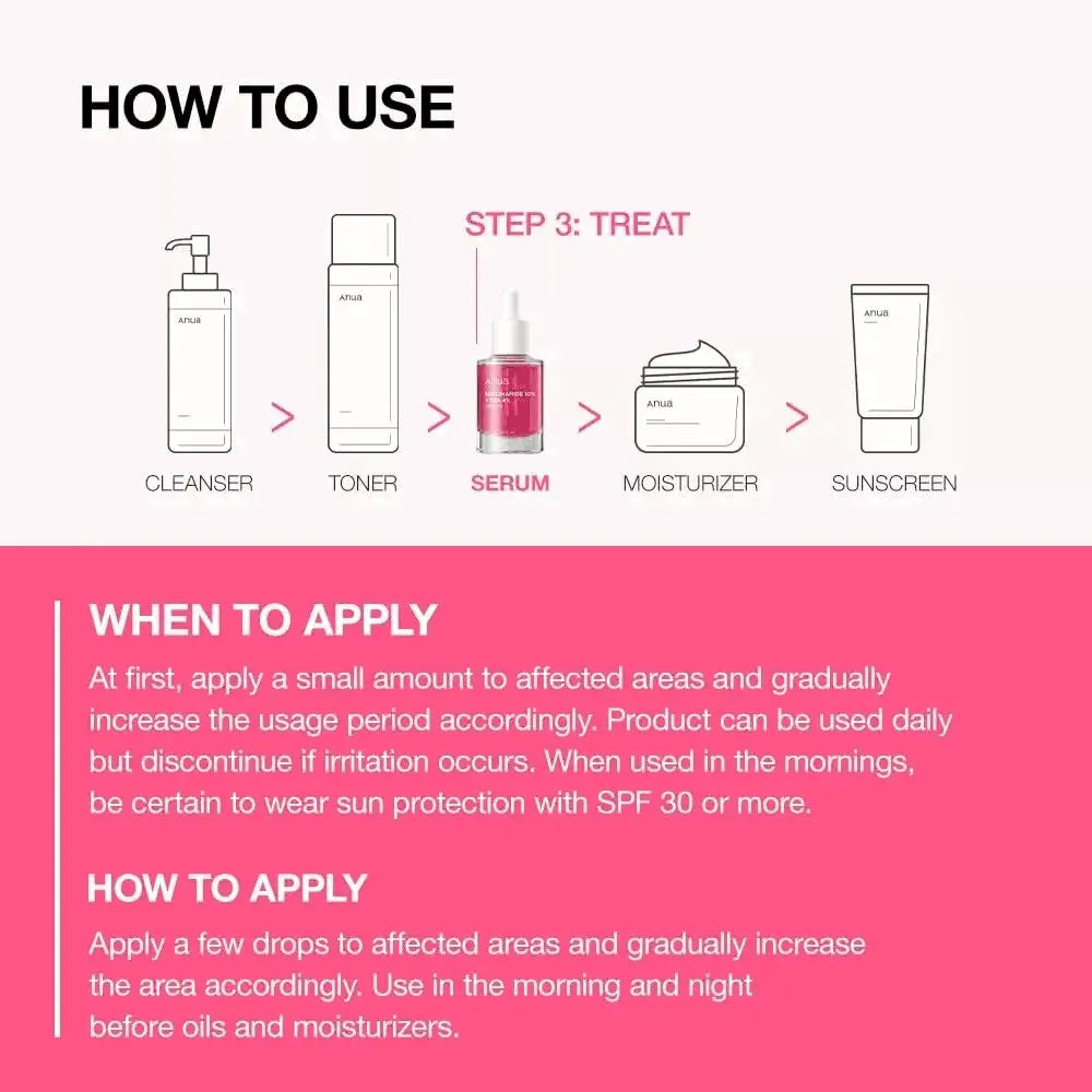 ANUA Niacinamide 10% + TXA 4% Dark Spot Removing Serum 30ml ANUA