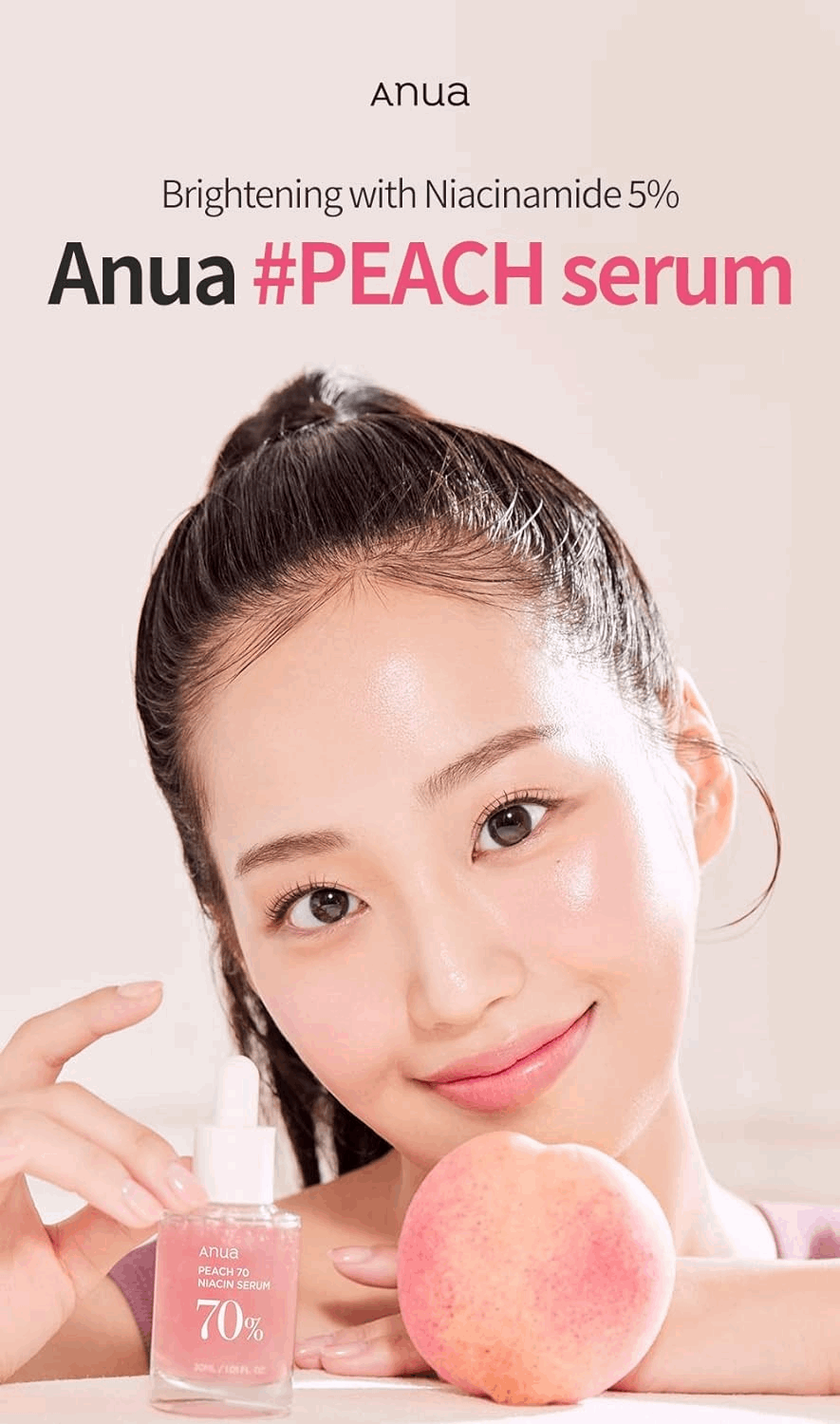 Anua Peach 70% Niacin Serum 30 ml Anua