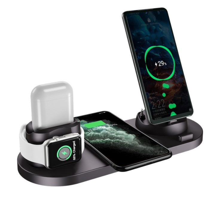 6-in-1 wireless charging dock for phone and watch – product view 5 of 10