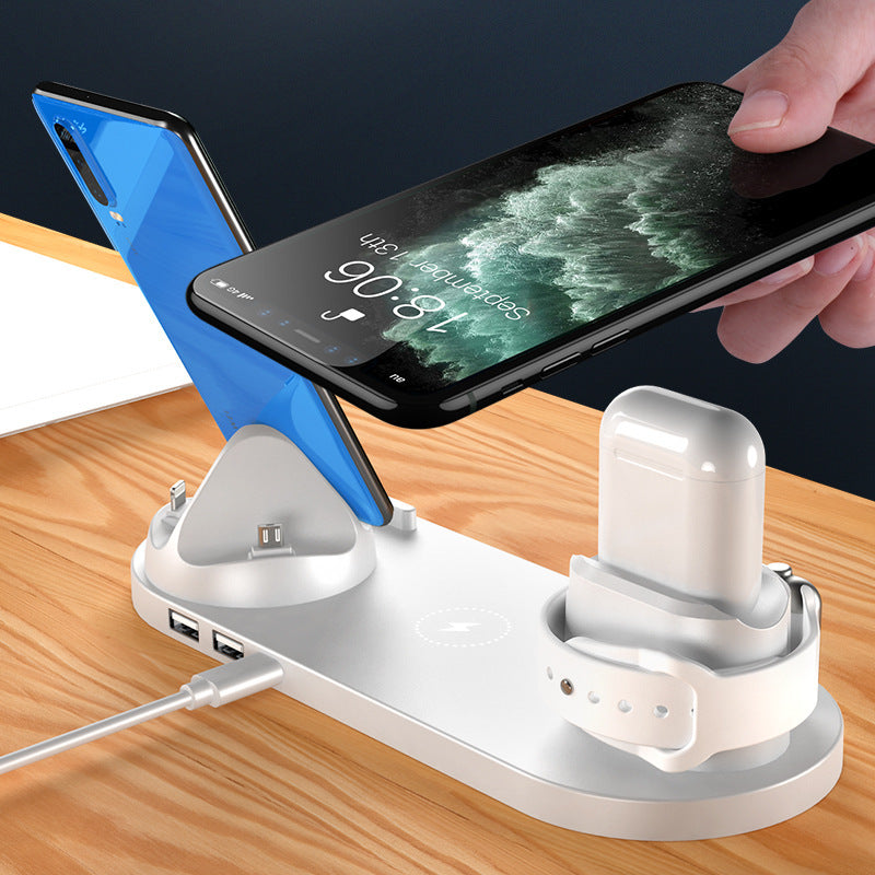 6-in-1 wireless charging dock for phone and watch – product view 3 of 10