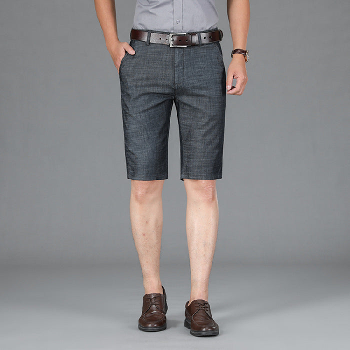 Summer Men's Loose Thin Denim Shorts Kaps B International