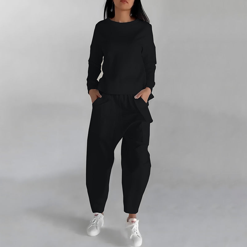 Women's sweatshirt and loose trousers lounge set – product photo, view 7