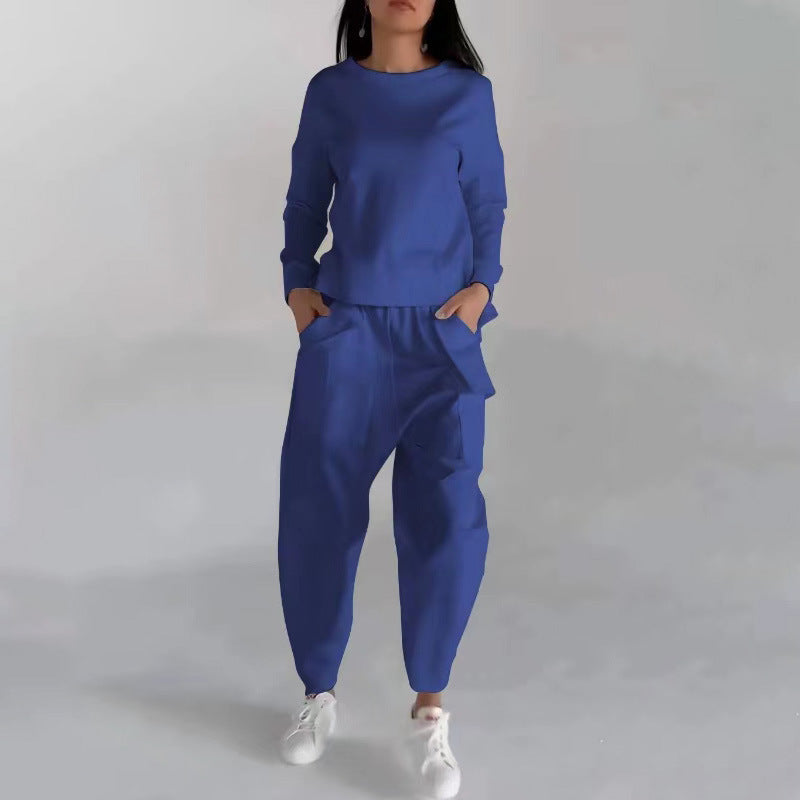 Women's sweatshirt and loose trousers lounge set – product photo, view 2