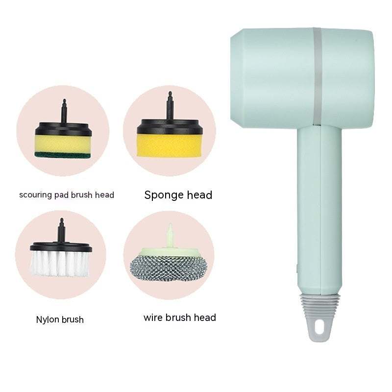 Electric Cleaning Brush Dishwashing Brush Automatic Wireless USB Rechargeable Professional Kitchen Bathtub Tile Cleaning Brushes Unbranded