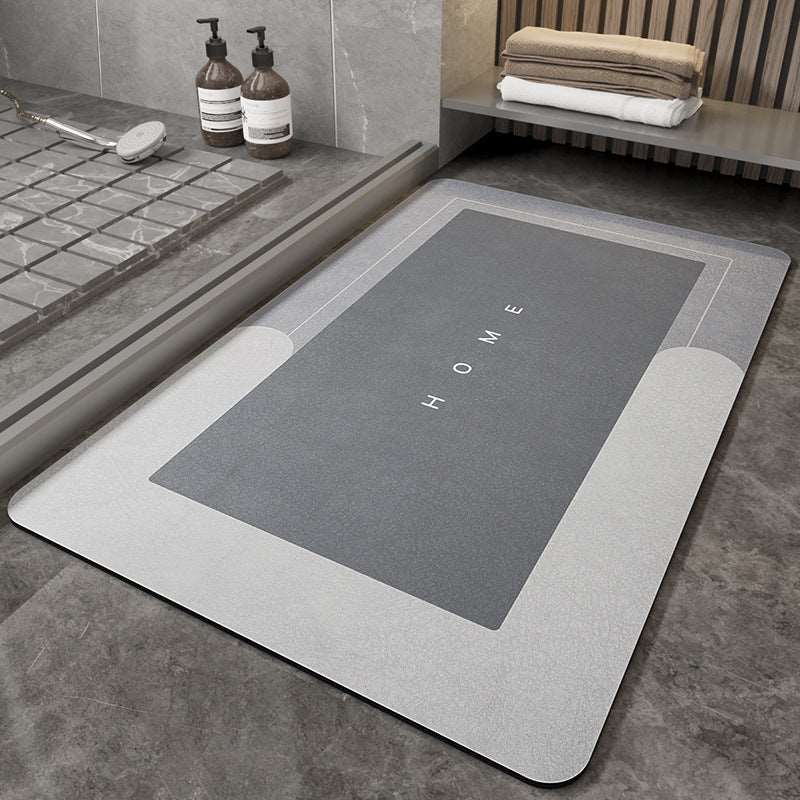 Cushion Cushion Bathroom Sliding Door Floor Bathroom Foot Mat Unbranded