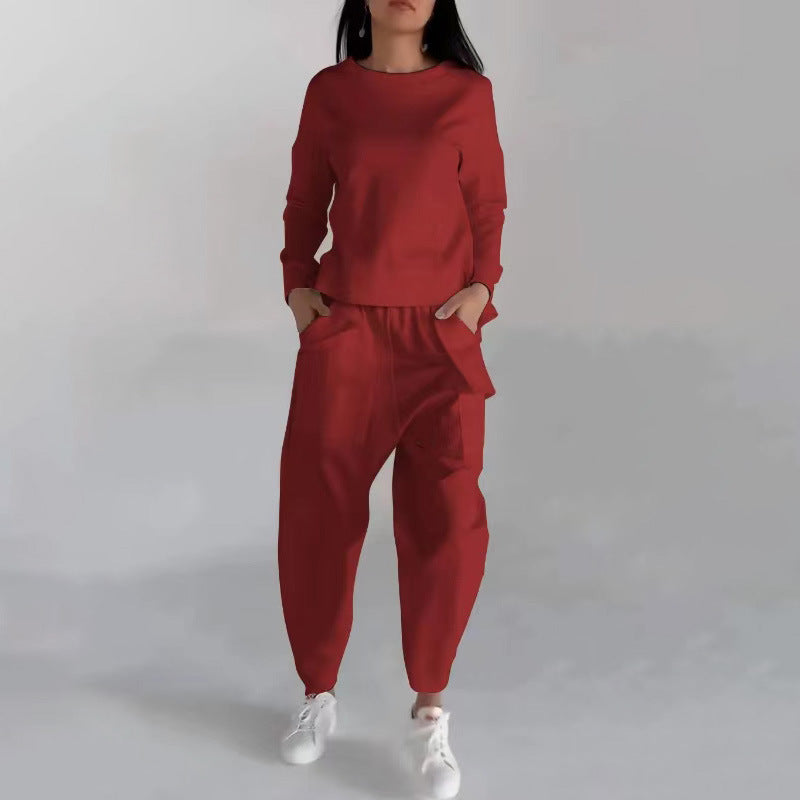 Women's sweatshirt and loose trousers lounge set – product photo, view 6