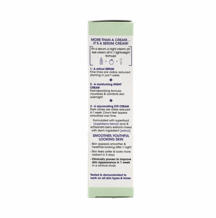 Garnier Retinol-Berry Fragrance Free Super Smoothing Serum Cream 50 ml