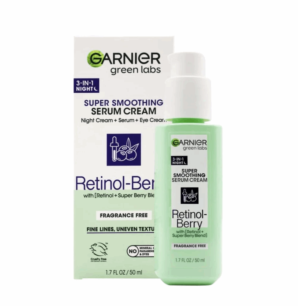 Garnier Retinol-Berry Fragrance Free Super Smoothing Serum Cream 50 ml
